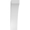 Ekena Millwork 6-in. W x 16-in. D x 24-in. H Thorton Architectural Grade PVC Knee Brace BRCP06X16X24THR - alternate 5
